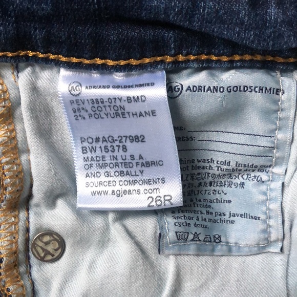 AG Adriano Goldschmied The Legging Ankle Super Skinny Ankle Jeans Size 26 - Picture 11 of 14